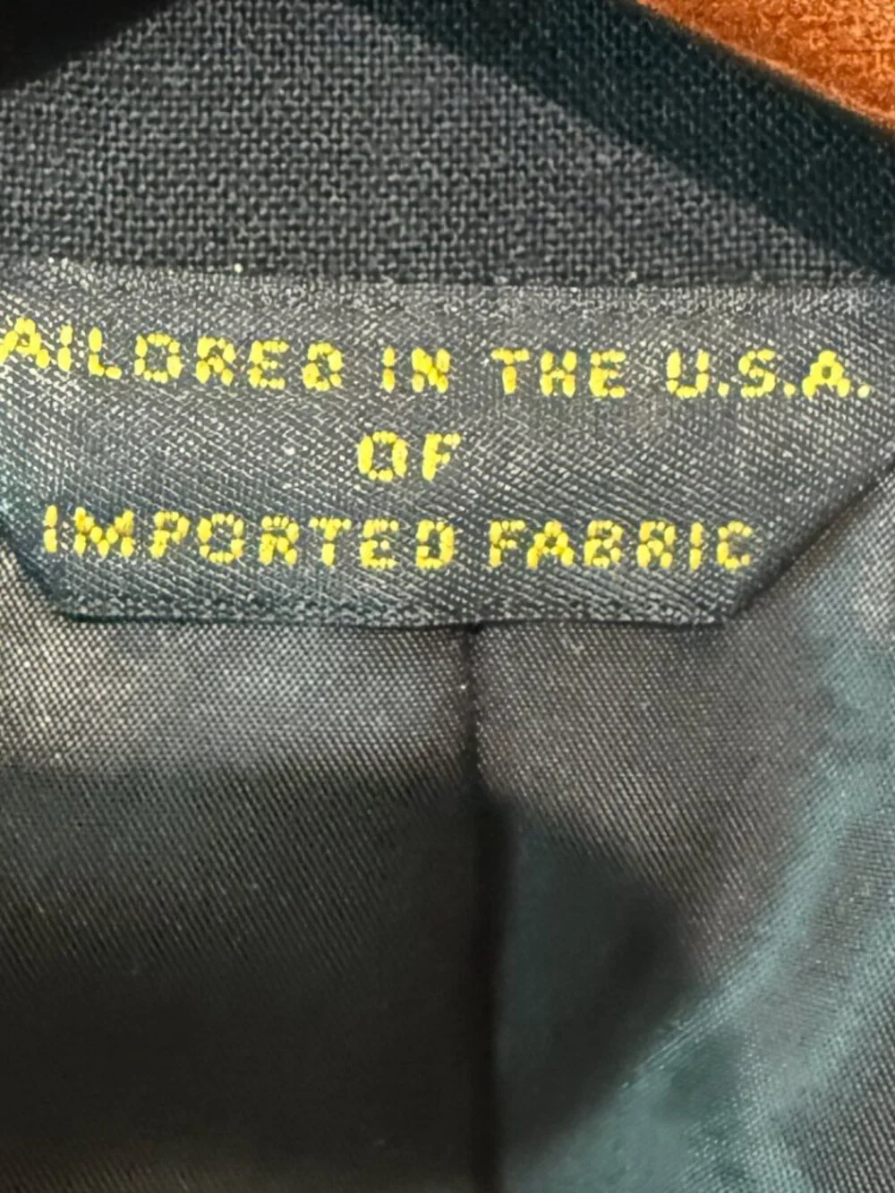 Joseph Abboud Tuxedo Full Suit Size 41 Tall Pants 34x32 Black Bespoke Bowtie Set
